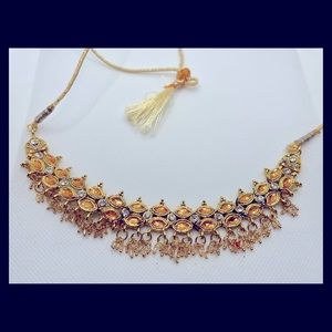 Indian Bollywood Necklace and Earring Set